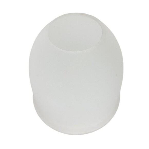 Acclaim Frosted White Hurricane Sconce Light Shade Bell Shaped - Picture 2 of 6